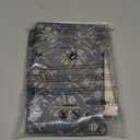 Amor Virisso Floral Pillow Covers 18x18 Inch Farmhouse Block Print Pillow Cover Accent Square Neutral Modern Decorative Throw Pillow Covers for Living Room Couch Bed Sofa Chair, Dusty Blue