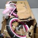 JOYSTAR 12 14 16 Inch Kids Cruiser Bike for Ages 2-7 Years Old Girls & Boys, Kids' Bike with Training Wheels, Coaster Brake, Adjustable Seat & Fenders, Child Bicycles, Pink Color