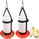 1 Pair Chicken Hanging Straps for Chicken Waterer Feeder Harness Chick Brooder Coop Cage Does NOT Include Bottle Or Base
