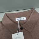 ZVX Brown Collared Men's Sweater, Size XL
