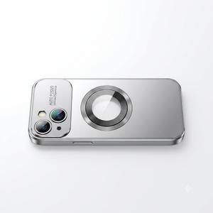 Magnetic Case for iPhone 14, Slim Frosted Case
