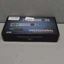 LUVUMVLT Wireless Microphone, Dual Handheld Dynamic Mic with Rechargeable Receiver, 40H Duration, 200ft Range, Plug and Play, Karaoke Microphone for Singing, Karaoke, Meeting, Church, Wedding (Silver)