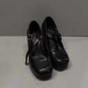 IDIFU IN4 Platform Mary Jane Shoes Women's Pumps High Chunky Square Closed Toe Heels Block Ankle Strap Work Wedding Prom Comfortable Dress Shoe Dressy Cute Trendy Vintage Heel Pump Shoes (7)