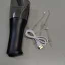 Water Flosser Cordless Rechargeable, 265ML Oral Irrigator with 4 Modes & 6 Nozzles, IPX7 Waterproof, 60-Day Battery, Portable Travel Electric Dental Flosser for Teeth Cleaning and Gum Care, W1