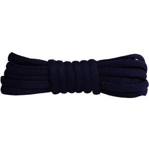 Oval Athletic Shoelaces Half Round Shoe Laces for Sneakers Running Shoes Sport Shoe Strings 23 Color (51"(130cm), Navy)