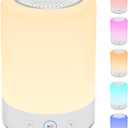 Night Lights, White Noise Machine  20 Non-Looping Sleep Sounds, Rechargeable Battery, Touch Control, 6 Timers & Memory Function | Portable Sound Machine for Baby, Adults, Nursery, Travel