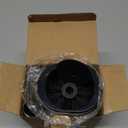 Toilet Brush and Holder, Compact Size Toilet Bowl Brush with Stainless Steel Handle, Small Size Plastic Holder Easy to Hide, Space Saving for Storage, Drip-Proof, Easy to Assemble, Deep Cleaning