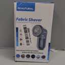 BEAUTURAL Fabric Shaver and Lint Remover, Sweater Defuzzer with 2-Speeds, 2 Replaceable Stainless Steel Blades, Battery Operated, Remove Clothes Fuzz, Lint Balls, Pills, Bobbles Gray