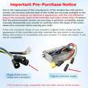 10''Hub Motor With Solid Tire 500w Drive Power Wheels Kit Tubeless Type Suitable for Segway Ninebot Max G30P G30LP Electric Scooter 10x2.5, Front or Rear Accessories