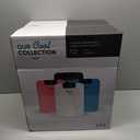 Cooluli 20 Liter Mini Fridge with Temperature Control - White Thermoelectric Cooler and Warmer for Bedroom, Office, Car, Dorm