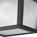 Progress Lighting 1-Light Indoor and Outdoor Flush Mount Ceiling Light, Interior and Exterior Ceiling-Mount Fixture for Porches, Patios, Garages, Hallways, Metal, 7-1/2" by 5", Black, P5727-31