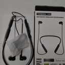 N18 Neckband Bluetooth Earbuds, Wireless Bluetooth 5.2 Headphones with Microphone, Ultra-Lightweight Comfort, IPX7 Waterproof, Deep Bass Strong Beat, 20H Playtime, Magnetic Earphones (Black)