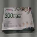 PREXTEX 50 Count Clear Christmas Tree Lights - 10 ft Warm White String Lights with Green Wire - Indoor and Outdoor Mini Light for Christmas, Holiday Decorations, Trees, Fences, Patios and More