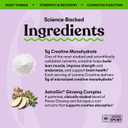 Lemme Creatine Monohydrate Gummies Sour Apple (60 Gummies)