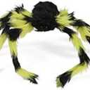 Halloween Skull Spider Scary Spiders Decorations Colorful Hairy for Halloweens Outdoor Yard Party (75CM)