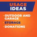 Hefty Blue Trash Bags, Blue, 30 Gallon, 36 Count