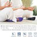 Ozaiic Yoga Socks for Women with Grips, Non-Slip Five Toe Socks for Pilates, Barre, Ballet, Fitness (Black) , size 5.5-11