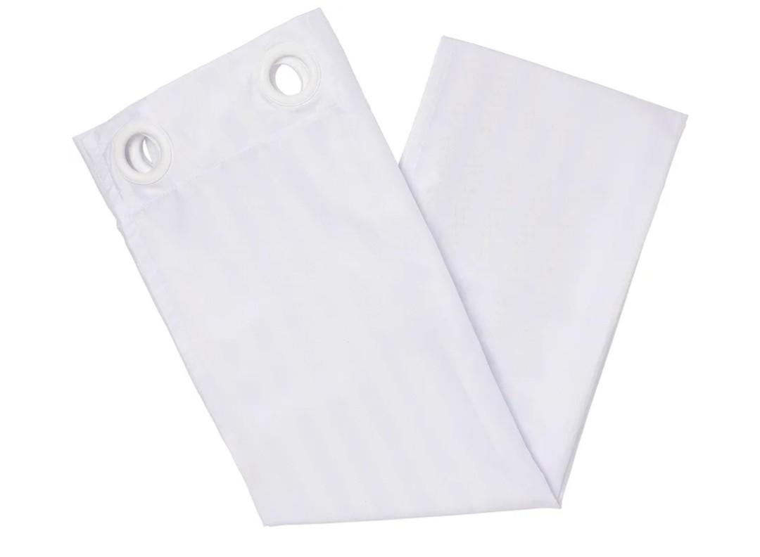 Medline Transfer Bench Shower Curtain, Standard Size, Machine-Washable, White, for Senior, Elderly, Disabled, or Adults and Patients, 1 Ct