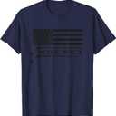 American Flag Hockey Apparel - Hockey T-Shirt, XL