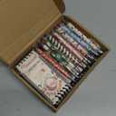 Zhanmai 32 Pcs Christmas Mini Notepads with Pens Set North Pole Spiral Notepads Official Santa Delivery Pens Xmas Memo Notebooks Ballpoint Pen for Kids Xmas Holiday Party(Classic Color)