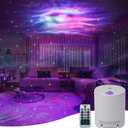 Star Projector, Galaxy Projector for Bedroom, Night Light Projector with Timer and Remote Control, Adjustable Speed and Brightness, for Aurora Projector for Bedroom, Living Room and Home Theater