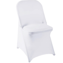 Spandex Chair Covers, 25 PCS, Washable Protector, Stretch Chair Cover for Living Room, Banquet, Wedding Event, Hotel (White)