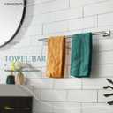 KOKOSIRI 20 Inch Towel Bars Bathroom Towel Rails Toilet Paper Holder Roll Paper Holder Polished Chrome