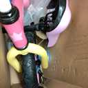 JOYSTAR 12 Inch Kids Bike for 2-4 Years Girls, Toddler Girls Bike with Training Wheels, Rainbow Bikes, Children Bicycle, Macaroon