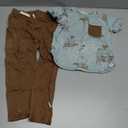 Burt's Bees Baby Baby Baby Boys' Shirt and Pant Set, Top & Bottom Outfit Bundle (2T)
