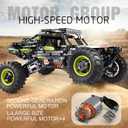 Mould King 18002 RC Climbing Car Building Kits, 1879 Pieces MOC Building Blocks 4X4 Off-Road Truck Model Sets, Stem Remote Control Car Bricks Toys