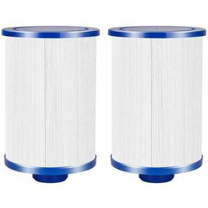 4CH-23 Spa Hot Tub Filter Cartridge Replacement-Compatible with PFF25TC-P4, Lifesmart 303263, Filbur FC-2400, Excel XLS-442,Freeflow FF-100 CLX Claro,AK-90032 - Fits 1 1/2" Inch Inlet (2-Pack)