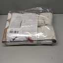 Semi Sheer Curtains 90 Inches Long for Bedroom Light Filtering Beige Birch Textured Linen Blend Pleat Curtains 7-1/2 ft Length Hooks Rings&Back Tab for Sliding Glass Doors 2 Panels Set