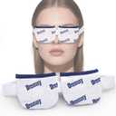 Heated Eye Mask & Microwavable Eye Compress | Gentle Steam Heat for Eye Comfort 1pc White