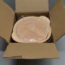 42oz Microwave Silicone Steamer 3 Compartmented, 4 in 1 Large Microwave Pot with Handle & Lid for Vegetables/ Baby Food, Oven & Dishwasher Safe, Easy Clean, 100% Food Grade Steamer Cooker(Beige)