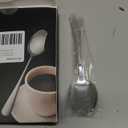 Small Teaspoon,5.5 Inches Stainless Steel Tea Spoons Set Of 8,Espresso Spoon,Durable Dishwasher Safe Small Coffee Spoons,Mini Demitasse Spoon For Dessert (Silver)