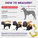 Kimee Dog Raincoat Reversible, Single Side Slicker Poncho Adjustable Waterproof Dog Rain Jacket with Leash Hole/Reflective Stripe Hooded Snowproof Windproof Clothes for Dogs, 2XL