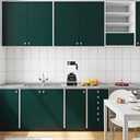 Livelynine 24x394 Peel and Stick Wallpaper Green Removable Dark Wall Paper for Bedroom Bathroom Apartments Retro Vintage Deep Green Contact Paper Waterproof Kitchen Cabinet Vinyl Wrap Self Adhesive