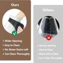 Upgraded Glass Coffee Carafe Replacement Parts, 12 Cup Coffee Pot Compatible with Ninja Coffee Maker Models CF090, CF091, CF092, CM300, CM305, CM360, CM400, CFP Series