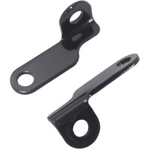 Turn Signal Indicator Relocation Holder Axle Shaft Mount Bracket Compatible with Harley Sportster XL883 1200 Dyna (Gloss Black)