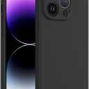 for iPhone 16 Pro Max Case Black, Scratch Resistant with Soft Touch, Slim Thin Phone Cover for iPhone 16 Pro Max