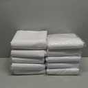 10 Pack White Table Cloth Rectangle Table 60x102 Inch,Polyester Tablecloths for 8 Foot Rectangle Tables,Wrinkle Resistant Washable Polyester Tables Cover for Wedding,Dining,Parties and Camping