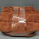 SUPERIOR Egyptian Cotton Ultra Plush & Absorbent, 6 Piece Set, Rust, 6-Piece Towel Set