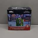 Joiedomi 7 FT Christmas Dinosaur Inflatable Decoration, Dinosaur Decorating a Christmas Tree Inflatable with Built-in LEDs Blow Up Xmas Tree for Party Outdoor, Yard, Garden, Lawn Winter Decor