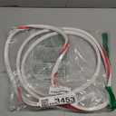 196" Side Open One Cord Hider for Wall Mounted TV Extension Cord Covers for Wires On Wall Self-Adhesive Cable Hider for 1 Cords Hiders Raceway Kit for Cable Concealer Home & Office, White