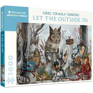 Pomegranate 1000 Piece Jigsaw Puzzle for Adults, Greg CRAOLA Simkins' Let The Outside in, Matte Finish, Snug Fit