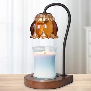 Candle Warmer Lamp - Electric Candle Lamps Timer, Compatible with All Jar Candles, Gifts for Her, Gift for Mom, Dimmable Candle Warmer, Candle Holders for Home Decor Coffee