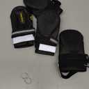 QUMY Dog Shoes for Large Dogs, Medium Dog Boots & Paw Protectors for Winter Snowy Day, Summer Hot Pavement, Water-Resistant in Rainy Weather, Outdoor Walking, Indoor Hardfloors Skid-Resistant Sole (Size 6: 2.6''x3.0''(W*L) (Pack of 4))