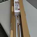 1 Inch Curtain Rods 72 to 144 Inches (6 to 12 ft) Telescoping Single Drapery Rod, USFOOK Heavy Duty Curtain Rods for Windows with Silver Decorative Translucent Finials