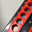 Magnetic Socket Holder Organizer Set: 6-Piece Detachable 1/2 3/8 1/4 Drive Sockets Storage Tray Magnetic Socket Organizer Tool Box Drawer Tool Box Organizers Storage Metric SAE (Sockets Not Included)