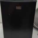 BLACK+DECKER BCRK25B Compact Refrigerator Energy Star Single Door Mini Fridge with Freezer, 2.5 Cubic Feet, Black